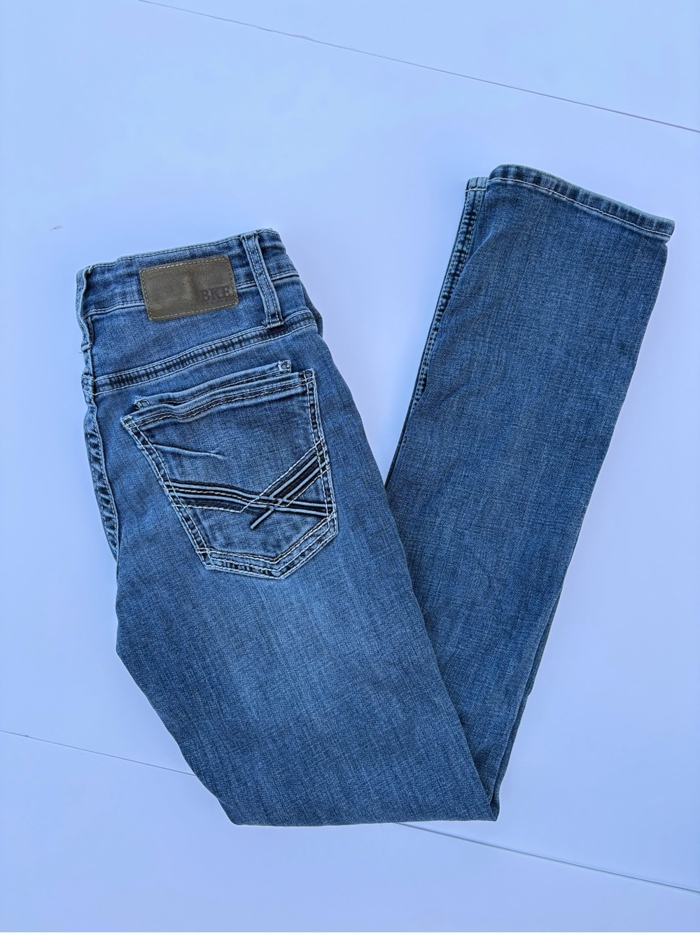 BKE Jake Straight Blue Jeans Size 29x32